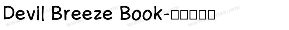 Devil Breeze Book字体转换